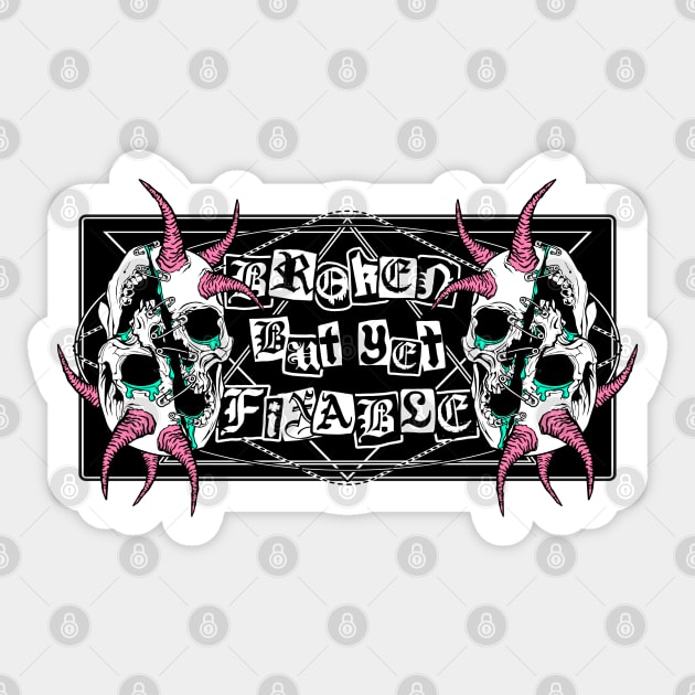 Fixable Punk Sticker by Von Kowen